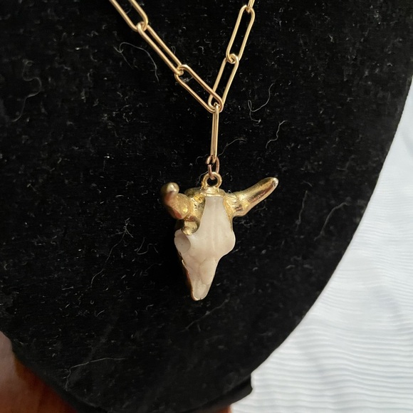 Longhorn paper clip necklace - Picture 2 of 3